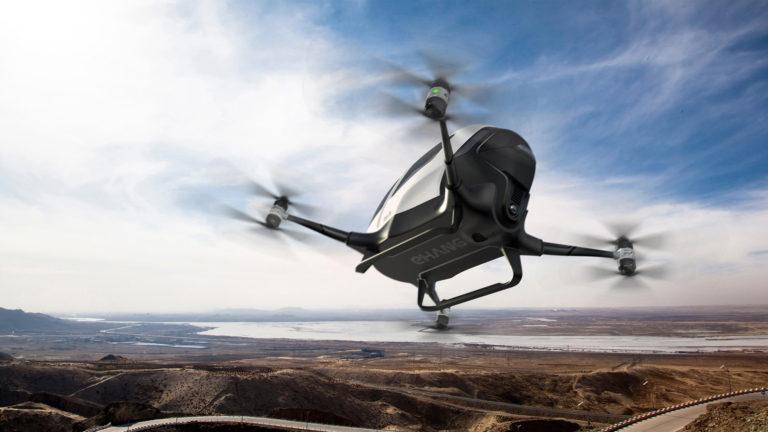 Aprueban que el dron que puede llevar a una persona comience a volar