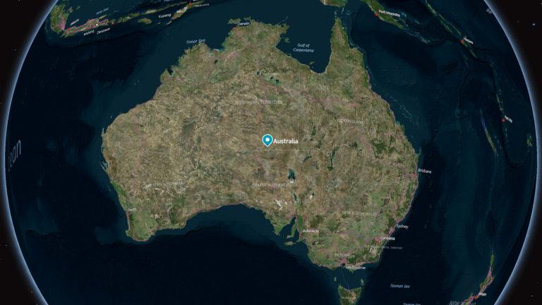 Australia no deja de moverse y deberá corregir las coordenadas del GPS