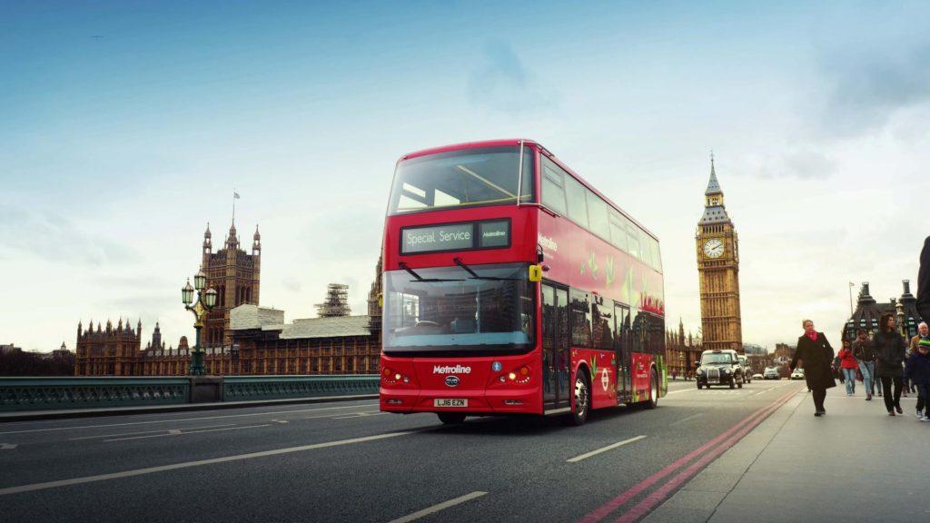 double decker bus london