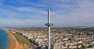 La torre de observación British Airways i360, una atracción en problemas