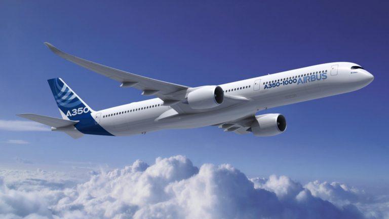 El nuevo Airbus A350-1000 se prepara para despegar