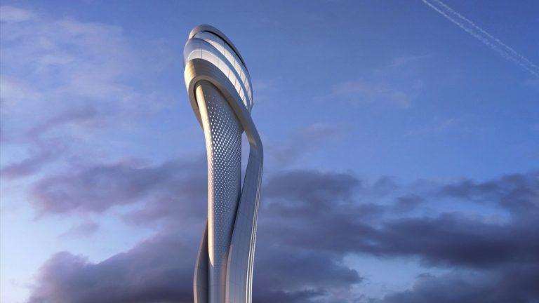 Comienzan a construir la torre de control del aeropuerto de Estambul inspirada en un tulipán