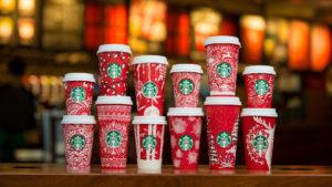 Los nuevos vasos de Starbucks para esta Navidad