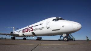 La aerolínea Andes lanza ofertas en Argentina con pasajes a precio de micro