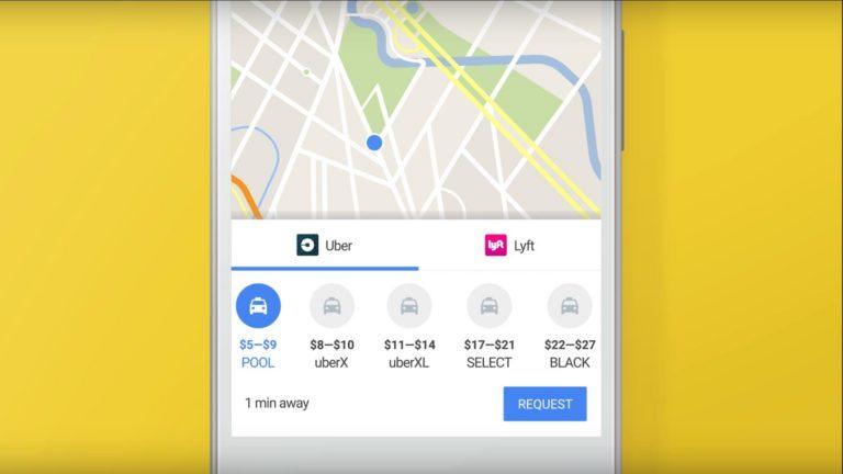 Uber se integra a Google Maps, y el resultado es fantástico