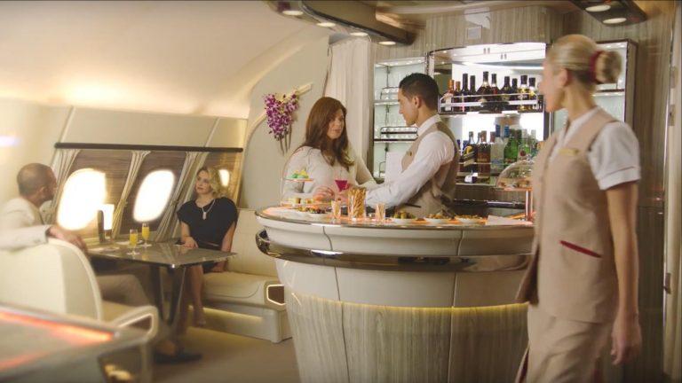 Así será el nuevo lounge en los Airbus A380 de Emirates