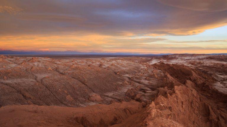 El Desierto de Atacama, en Chile, elegido como uno de los lugares más románticos del planeta