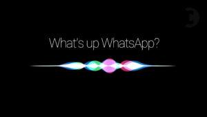Siri ahora habla con WhatsApp