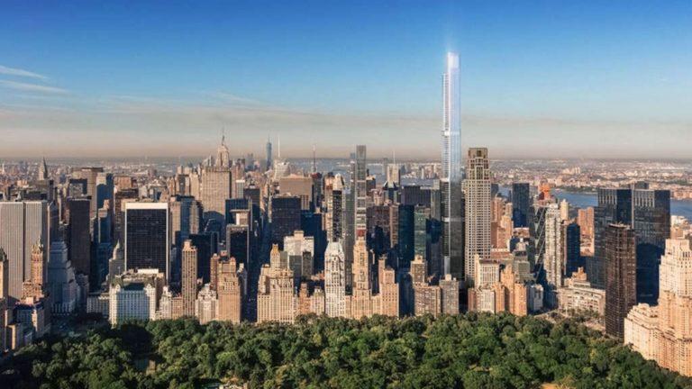 Este será el edificio de departamentos más alto del mundo: Central Park Tower Nueva York