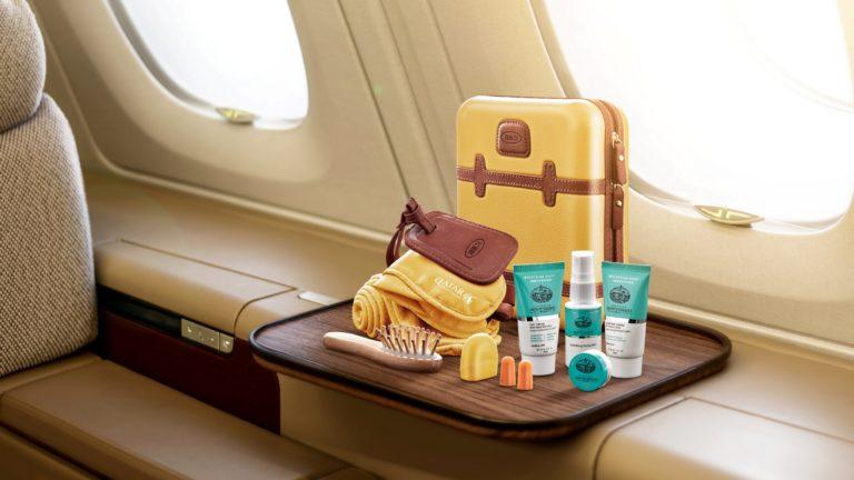 Los nuevos amenity kits de Qatar Airways