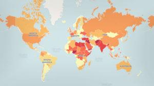 Los países donde es más probable que haya un atentado terrorista
