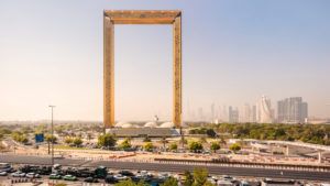 Dubái inauguró el marco para fotos más grande del mundo