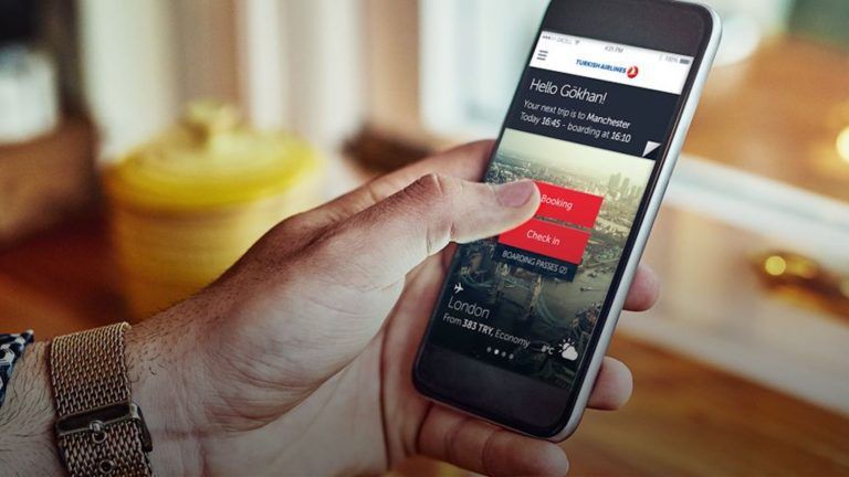 Descargando la nueva app de Turkish Airlines, descuento de 15% en todos sus vuelos nacionales e internacionales