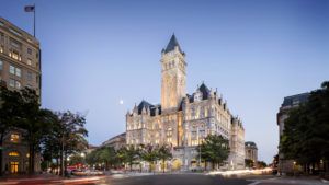 Trump tiene el mejor hotel del centro de la ciudad de Washington