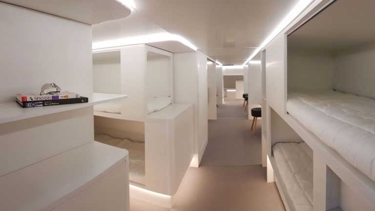 Airbus quiere transformar la bodega del avión en camas, y la idea es fantástica