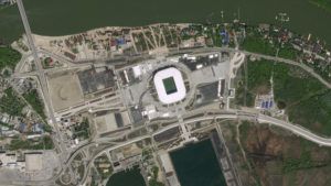 Así se ven los estadios del Mundial Rusia 2018 desde el espacio: imágenes