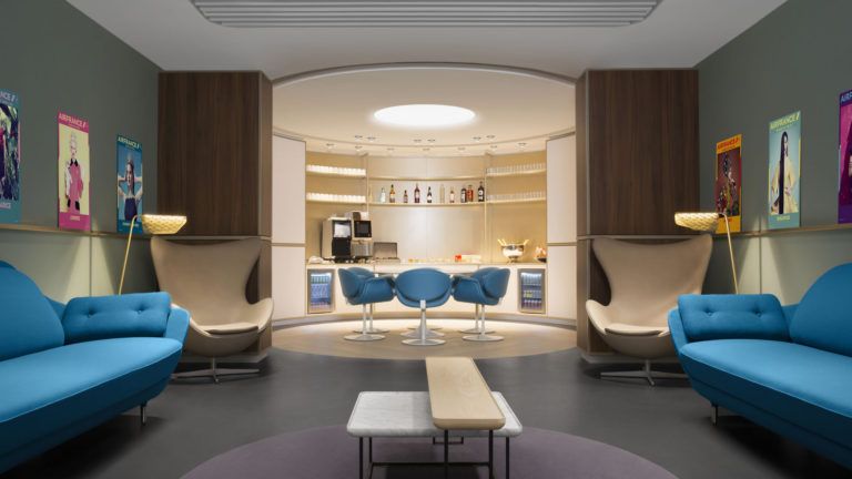 Así es el nuevo business lounge de Air France en París