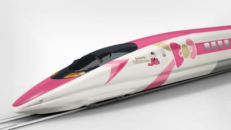 El tren de Hello Kitty ya es una realidad en Japón