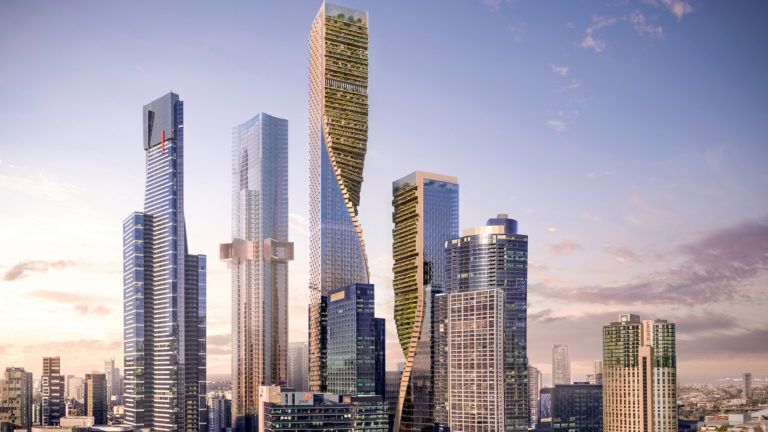 Este será el original edificio más alto de Australia: The Green Spine