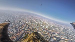 El increíble video panorámico de Viena filmado por águilas