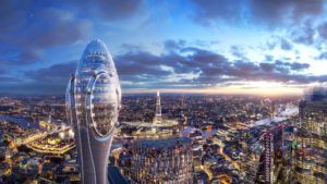 La impresionante y futurista torre mirador de Londres: The Tulip