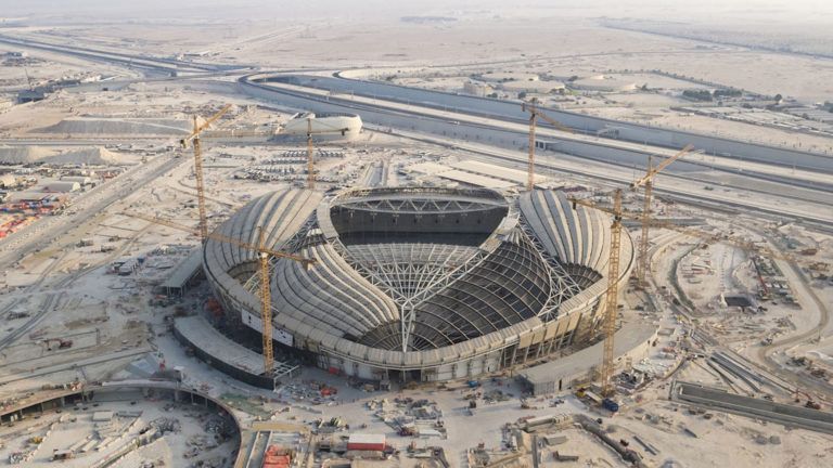 Así avanza la obra del impresionante estadio para el Mundial Qatar 2022