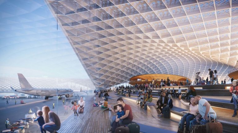 El nuevo aeropuerto de Chicago podría tener este diseño