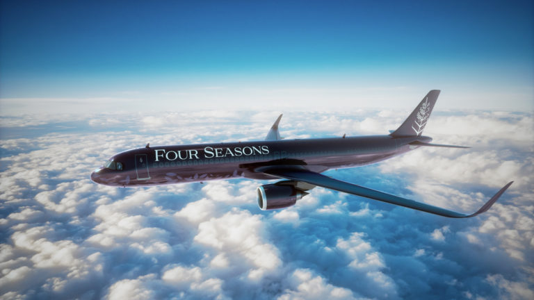 Este es el nuevo avión de lujo de Four Seasons para viajar por el mundo