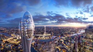Así es The Tulip, la futurista torre mirador en Londres