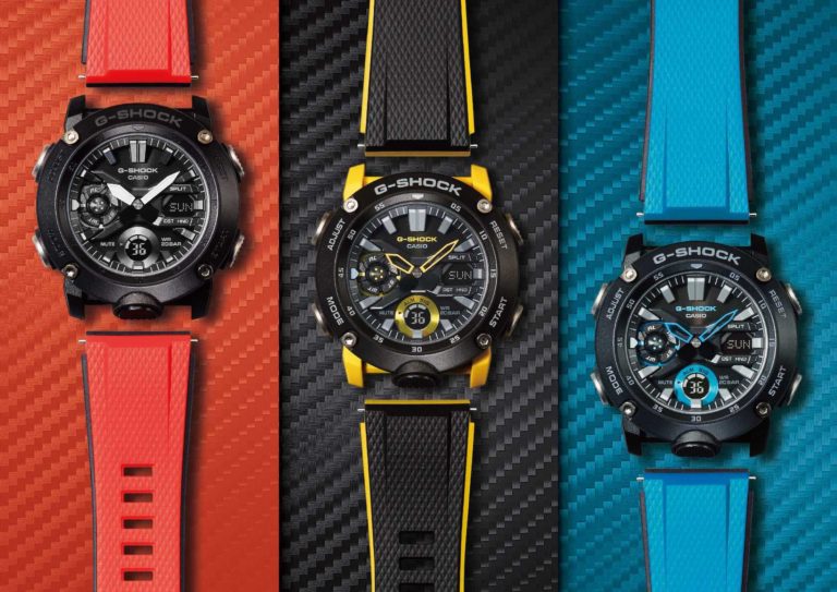 Casio lanzó su nueva colección de relojes G-Shock, resistentes y coloridos