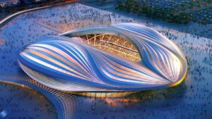 Inauguró el impresionante estadio Al Wakrah de cara al Mundial Qatar 2022