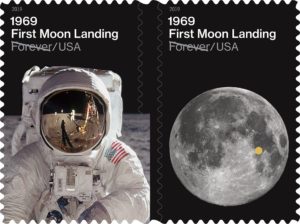 Lanzan estampillas para celebrar los 50 años de la llegada del hombre a la Luna