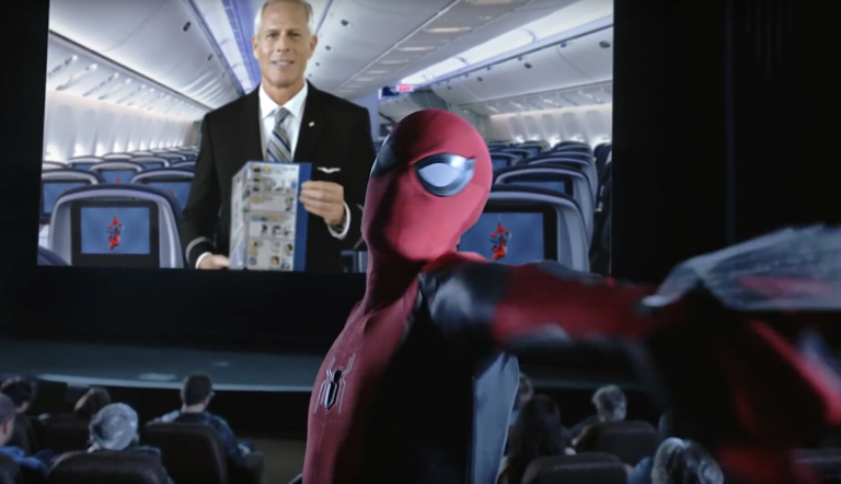 El nuevo video de seguridad de United protagonizado por Spider-Man