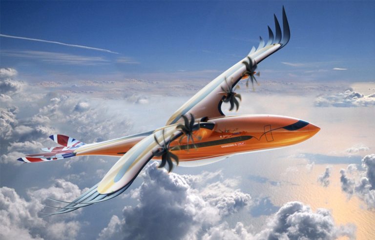 Airbus presentó un sorprendente diseño de avión con forma de águila