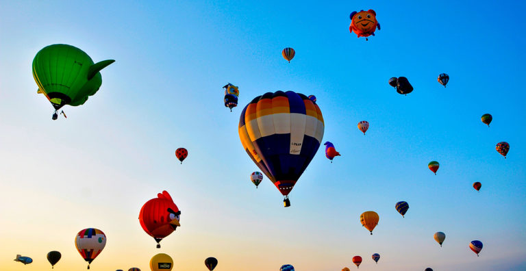 Cinco lugares para viajar en globo en México