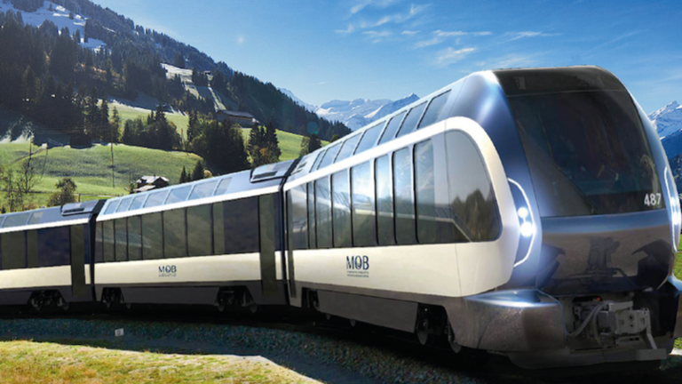 El nuevo tren diseñado por Pininfarina que recorrerá los Alpes Suizos