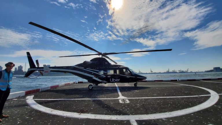 Se puede tomar un helicóptero de Uber para ir de Manhattan al JFK