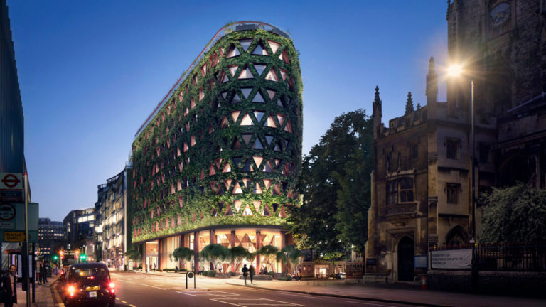 El edificio con la pared verde más grande de Europa: Citycape House