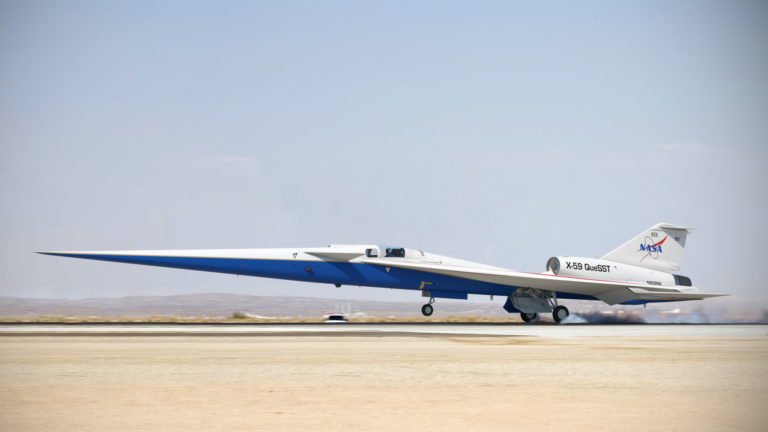 X-59 QueSST: el nuevo avión supersónico de la NASA que no hace ruido