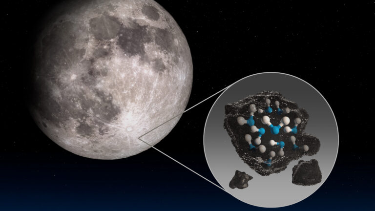 La NASA descubrió agua en la Luna