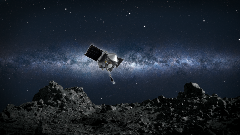 La nave OSIRIS-REx de la NASA recolectó polvo de un asteroide