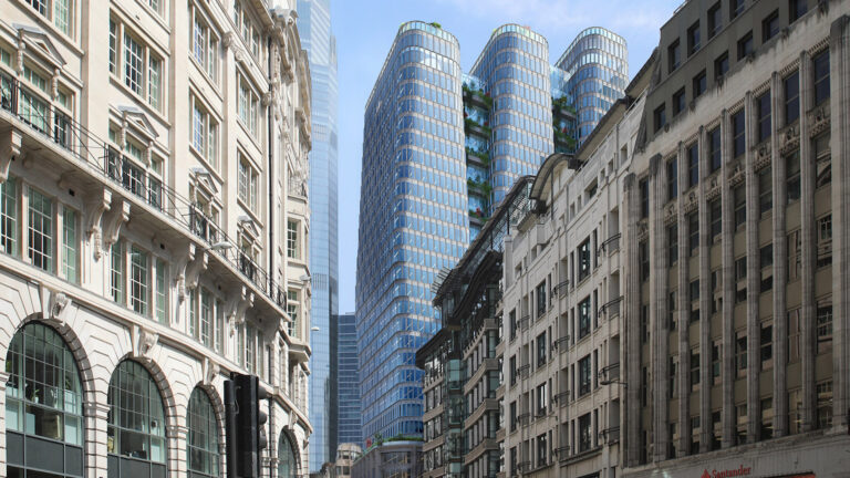 Construirán en Londres tres rascacielos interconectados: imágenes