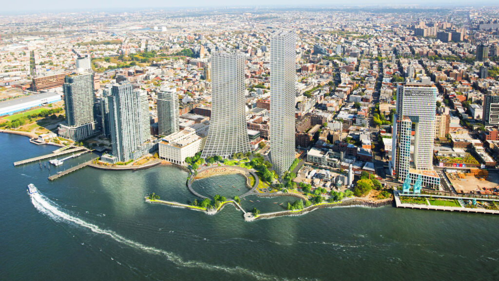 This will be the new landscape of New York in the Williamsburg neighborhood