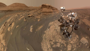 El rover Curiosity de la NASA se tomó una selfie en Marte
