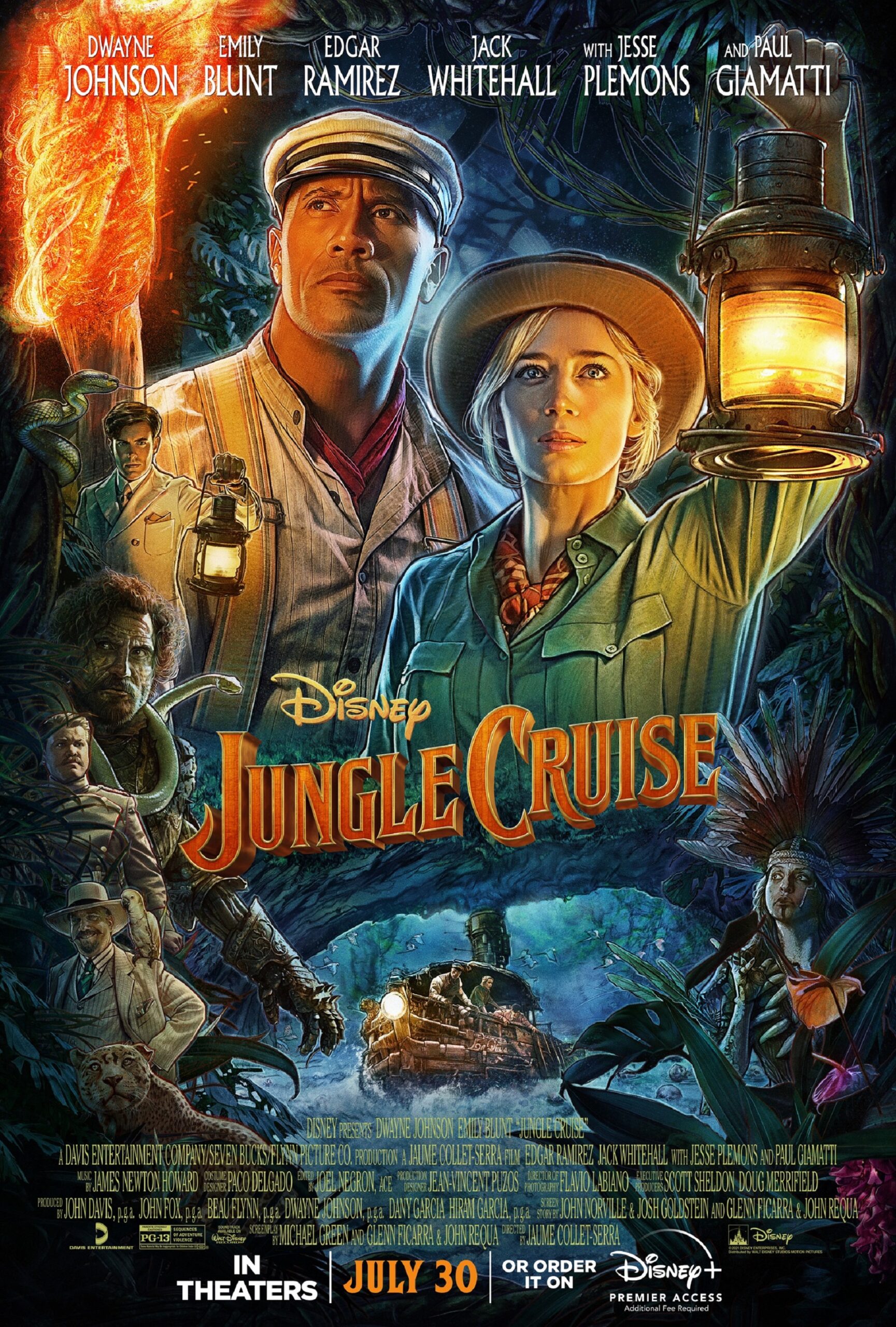 Julio en Disney Plus: estrena la película de aventuras Jungle Cruise