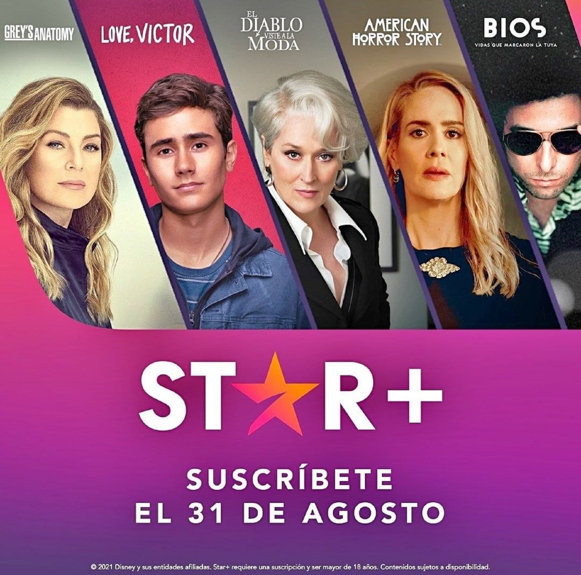 Los precios de Star Plus en toda Latinoamérica desde el 31 de agosto