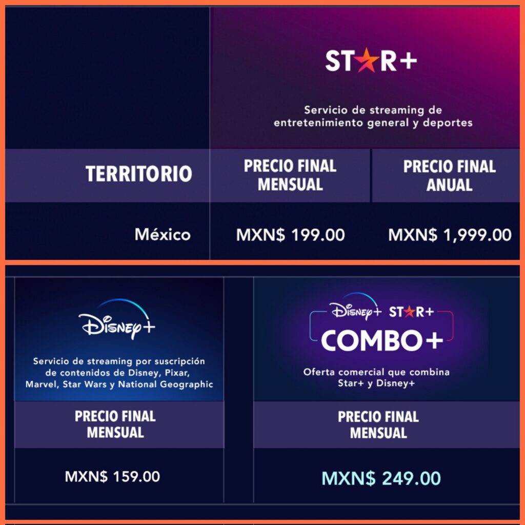 Este es el costo para contratar Star Plus en México precios