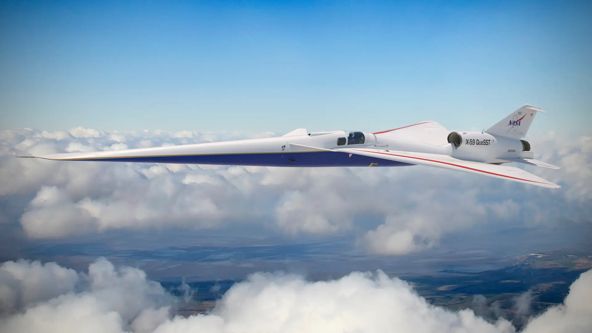 Así es el nuevo avión supersónico de la NASA: imágenes