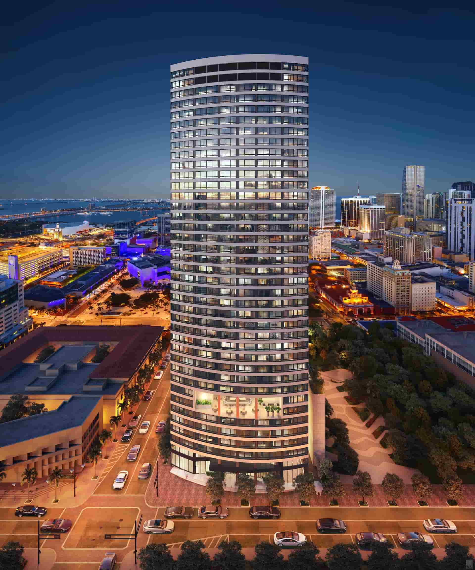 Así será District 225: la primera torre de lujo de Miami con servicio Airbnb