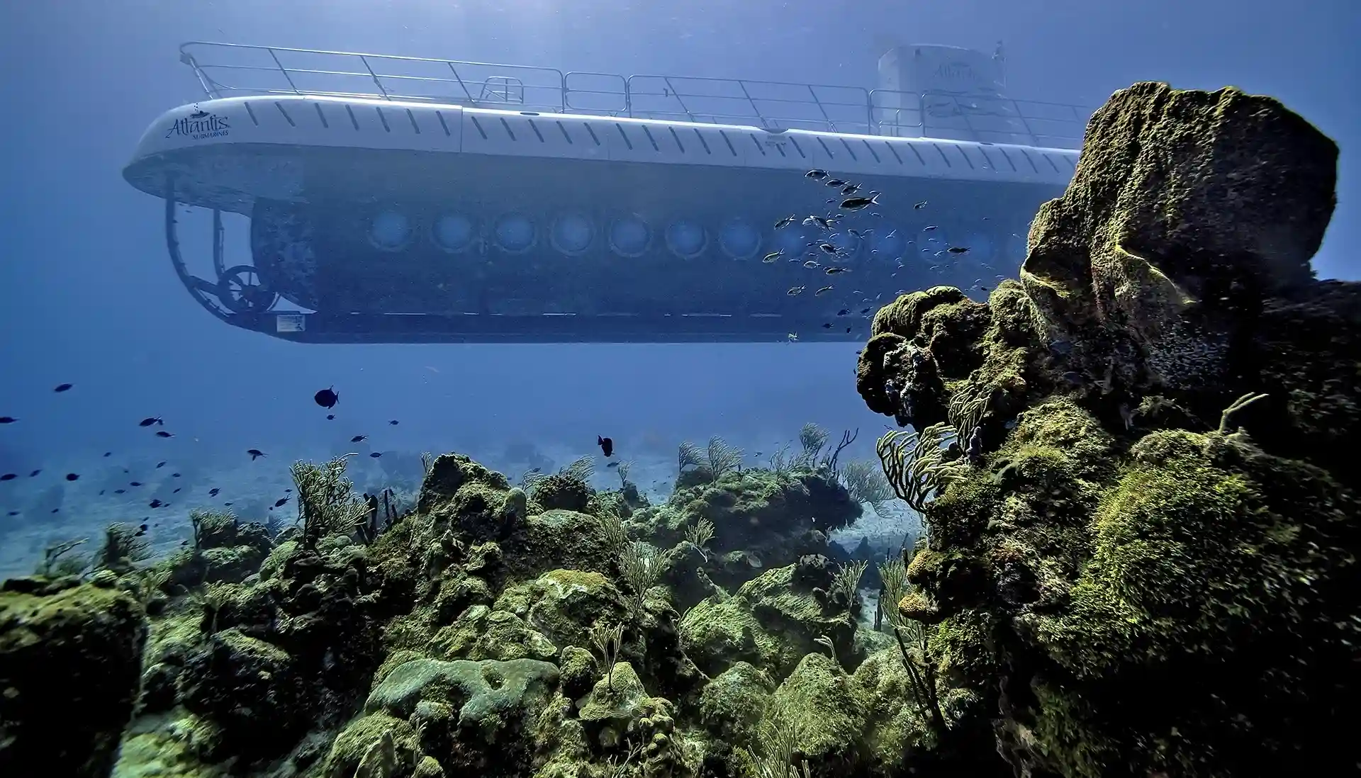 Atlantis: el primer submarino que pasea por el Caribe de México